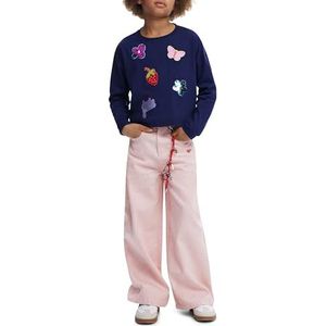 Desigual - T-shirt - Effen - Langarm - Met Vormapplicaties