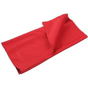 Fackelmann Wijnglaspoetsdoek, poetsdoek voor glazen, vaatdoek van polyester (kleur: rood), aantal: 1 stuk