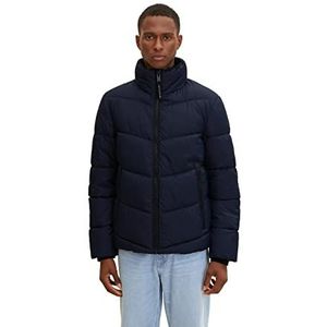 TOM TAILOR Uomini Puffer jas met opstaande kraag 1034666, 10668 - Sky Captain Blue, S