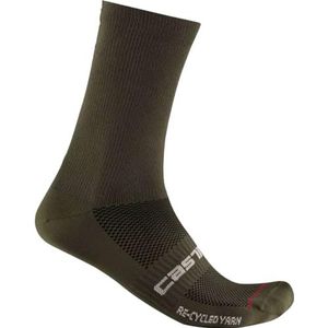 CASTELLI 4523534-304 RECYCLE TH 18 SOCK Unisex sokken TARMAC maat S/M