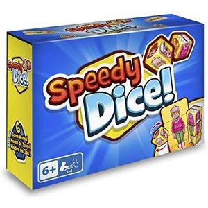 PLAY FUN by IMC TOYS Speedy Dice | Dynamisch en grappig spel Draai een kaart en gooi de dobbelstenen voor kinderen +6 jaar