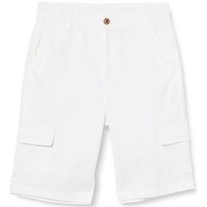 Koton Boys's Side Pocket Detail Cotton Shorts, Wit (000), 4-5 Jaar