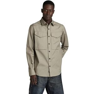 G-STAR Heren Cargo Regular Overhemd Shirts, grijs (Elephant Skin D22971-d384-g106), XL