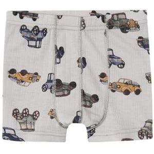 NAME IT Jongens Nmmwang Wool Needle Boxer Boxershorts, grijs, 98 cm