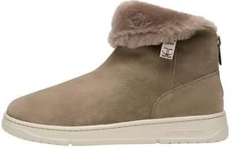 Candice Cooper Enkellaarsjes van velours, Taupe, 36 EU