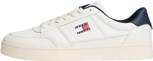 Tommy Jeans - THE GREENWICH NEW ESS - Sneakers - Navy / Knalrood / Wit