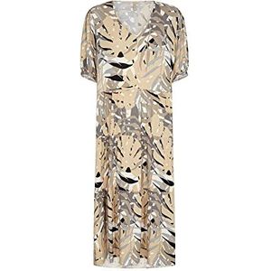 SOYACONCEPT Dames SC-Kabrina 2 damesjurk Dress, zand Combi, XX-Large, Zand Combi, XXL