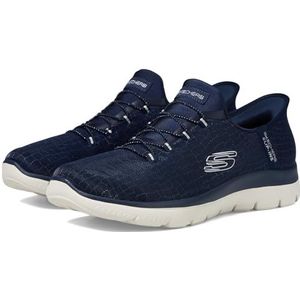 Skechers Summits Classy Night Sneaker voor dames, marineblauw, 36 EU