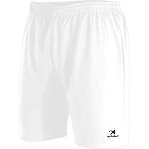 ASIOKA Unisex 230/16 korte sportbroek, wit, XL