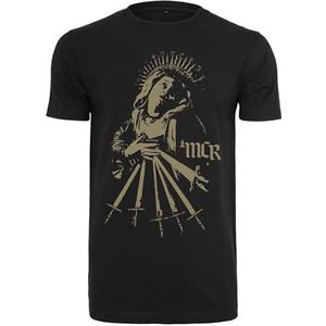 Merchcode Dames T-shirt Ladies My Chemical Romance Gold Lady Tee, Regular Fit, katoen 100%, XS, zwart, XS