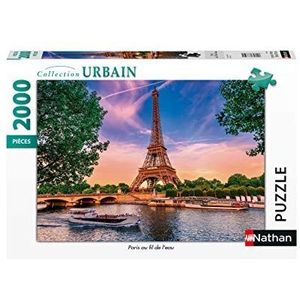 Nathan- Puzzel 2000 delen Parijs waterdraad volwassenen, 4005556878840