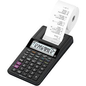 CASIO Printende bureaurekenmachine HR-8RCE, 12-cijferig, herhalingsdruk, kosten/verkopen/margin, professionele percentage berekening