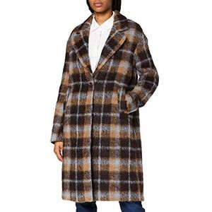 camel active Damesjas, Brown Blue Check, 42