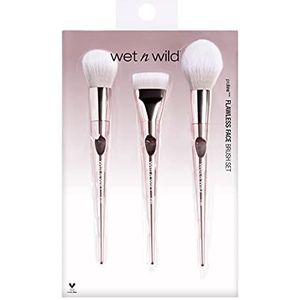 Wet n Wild, Professionele make-upkwastenset, met 3 penselen, zonder dierproeven, 120 g