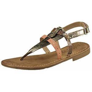 s.Oliver 48217 meisjes teenslippers, Zilver Bronce Comb 912, 39 EU