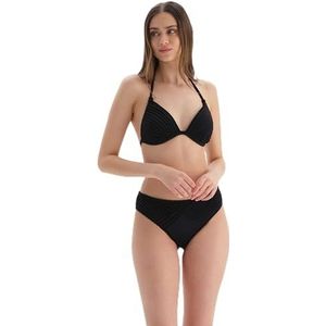 Dagi Dames Triangle Bikini Top, zwart, 38