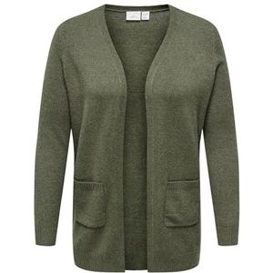 ONLY Caresly L/S Open KNT Cardigan voor dames, Kalamata, 46/48 Grote maten