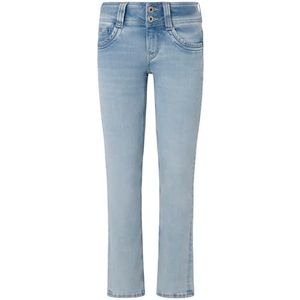 Pepe Jeans Dames Slim Jeans Lw, Blauw (Denim-XW4), 29W / 34L, Blauw (Denim-xw4), 29W / 34L