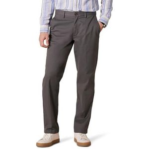 Amazon Essentials Heren Straight-fit Rimpelbestendige Flat-Front Chino Pant,Grijs (Grijs),38W / 30L