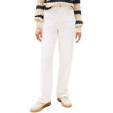 Tommy Hilfiger Dames DNM Wit Relaxed Straight HW WW0WW45677 Recht, Wit (Wit), 24W/28L, Wit (wit), 24W / 28L