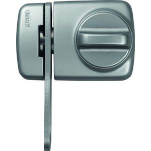 ABUS Extra deurslot 7530 met blokkeerbeugel voor deuren met smalle frameprofielen, zilver, 58924