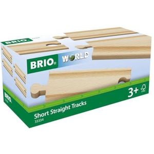 BRIO Halve rechte rails - 33334