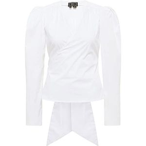 dedica Damesblouse, wit, S