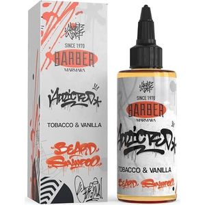 Barber Marmara Tobacco & Vanilla baardshampoo voor mannen, 100 ml, baardzeep voor baard, gezicht en haar, baardverzorging voor heren tegen roos en jeuk, Barbershop baardshampoo