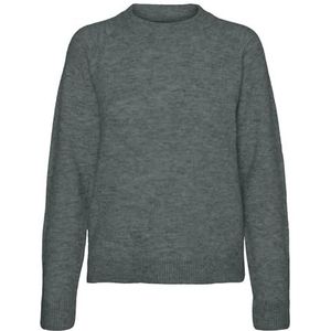 VERO MODA Dames Vmfiluca Ls O-Neck Pullover Ga Noos gebreide trui, Balsemgroen, L