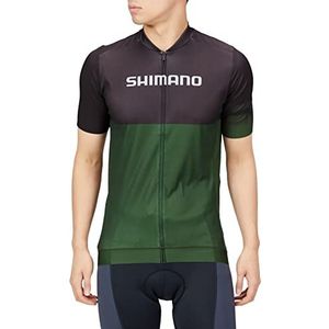 SHIMANO Kita S.S. Zip shirt voor volwassenen, uniseks, meerkleurig, eenheidsmaat