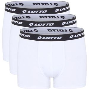 Lotto - Boxershort - Bright White - Set van 3
