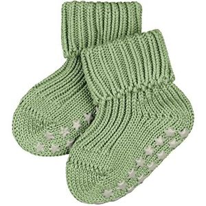 FALKE Uniseks-baby Stopper sokken Catspads Cotton B HP Katoen Noppen op de zool 1 Paar, Groen (Fair Green 7336), 80-92