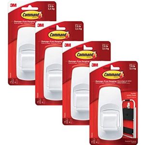 Command Grote multifunctionele haak, wit, 17004