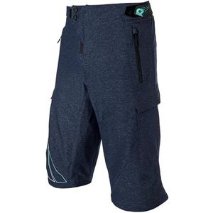 O'NEAL Tobanga Shorts Mountainbike binnenband korte fiets sport kleding MTB DH Downhill, 1230-0, kleur blauw, maat 30