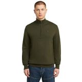 G-star - Premium Core - Half Rits Trui - 100% Verantwoorde Merinowol