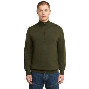 G-star - Premium Core - Half Rits Trui - 100% Verantwoorde Merinowol