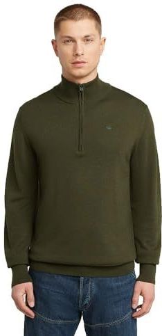 G-star - Premium Core - Half Rits Trui - 100% Verantwoorde Merinowol