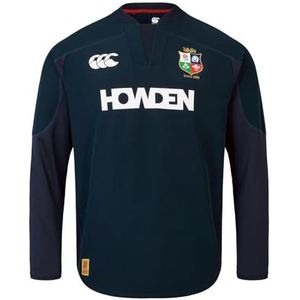 Canterbury Heren British and Irish Lions Drill T-shirt, Dark Sapphire, Medium