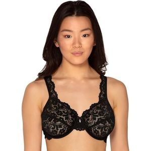 Smart & Sexy womens Signature Lace Unlined Underwire Bra, Black Hue, 36D US