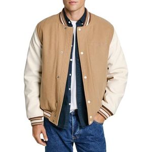 Pepe Jeans Heren Tustin, jas, bruin, XXL, Bruin (Malt Beige), XXL