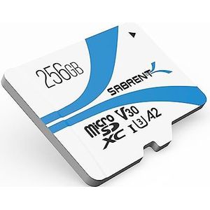 SABRENT - Micro SD-kaart - 256 GB - V30 - UHS-I A2 - Klasse 10 - U3