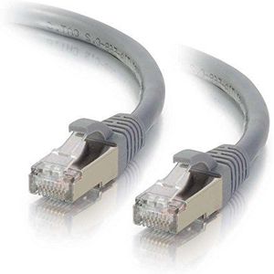 C2G 10M Grijze CAT6A Ethernet Gigabit Lan Netwerkkabel (RJ45) Vernikkeld en Koper Gevlochten Flard UTP Kabel