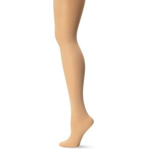 Capezio Dames Hold & Stretch Footed Tight (Pack van 3), Karamel, L