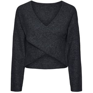 Pcnanu Ls Rev Drape Knit Bc, blauw (ombre blue), M