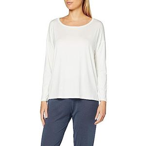 CALIDA Favourites Relax Top Pyjama-top met lange mouwen, Star White, M