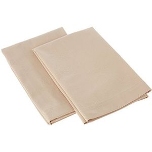 Comptoir du Linge servetten 50 x 50 cm, stof / 60% polyester / 40% katoen, 2 stuks Teflon anti-vlekkenbehandeling, snoer