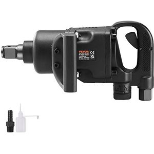 VEVOR Pneumatische slagmoersleutel vierkante aandrijving 1,27 cm slagmoersleutel Air Comprime 3701 Nm 6000 tpm aluminium met snelkoppeling luchtpot voor zware autoreparaties monteurs