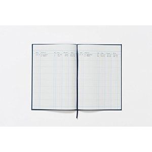 Exacompta - Ref 31/3Z - Guildhall Account Book - 298 x 203 mm groot, hardcover vinyl cover, 95gsm grootboek kwaliteitspapier, traditioneel genaaid - 3 geldkolommen