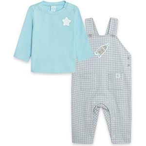 Tuc Tuc Blauwe gebreide trui en T-shirt voor kinderen, maan, plat, FW21, 0 m voor baby's