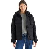 CECIL Jas met gelijmde naden Black L